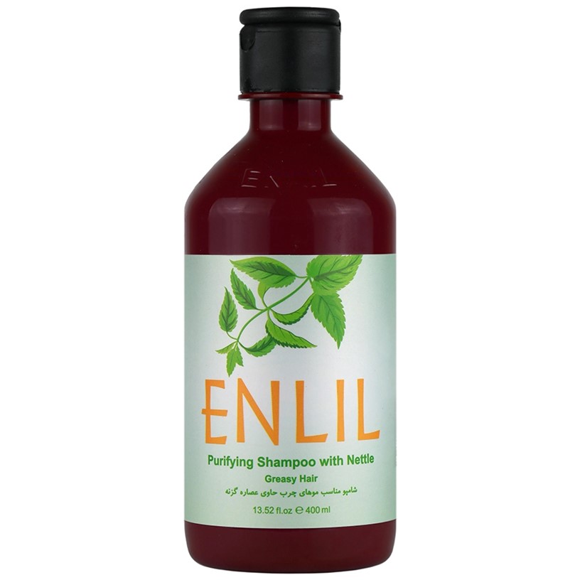 شامپو گزنه انلیل مناسب موهای چرب 400 میلی لیتر